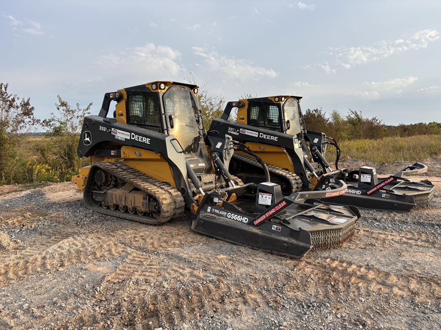 Deere CTLs + Paladin Cutters